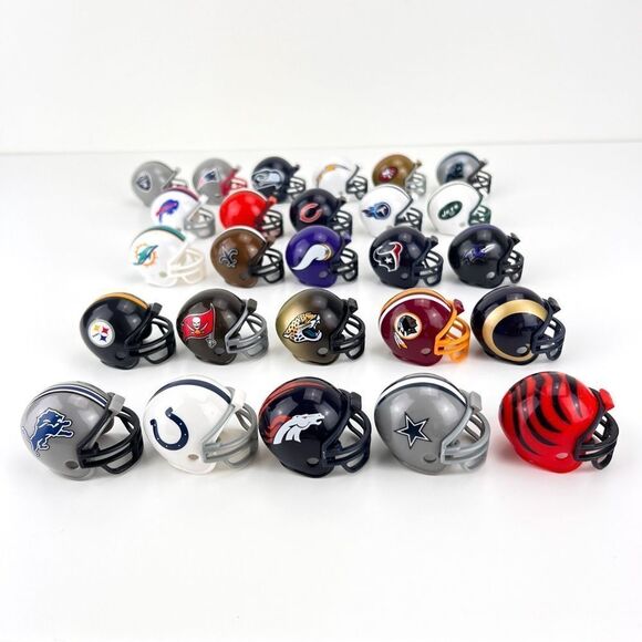 Lot Of 26 Riddell Pocket Pro Micro Helmet NFL Football Eagles Chiefs Raiders - Picture 4 of 6